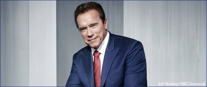 Arnold Schwarzenegger Reveals New Catch Phrase In The Celebrity