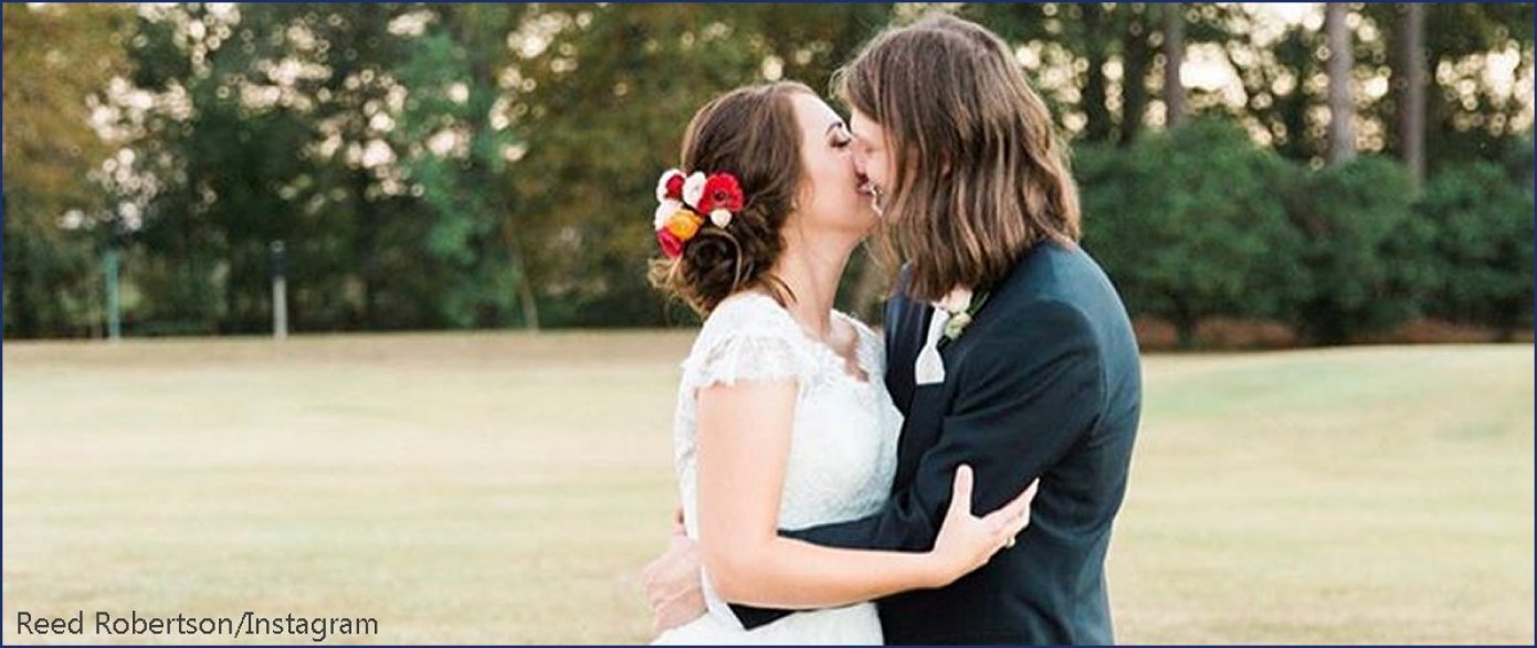 'Duck Dynasty' star Reed Robertson marries high school sweetheart(01)