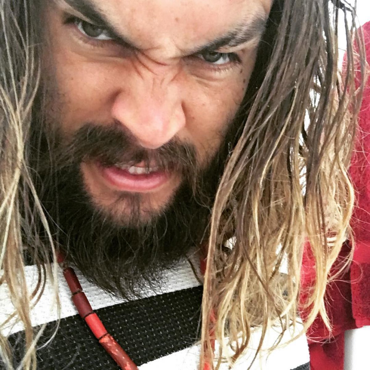 Jason Momoa displays his axe throwing skills on social media Reality