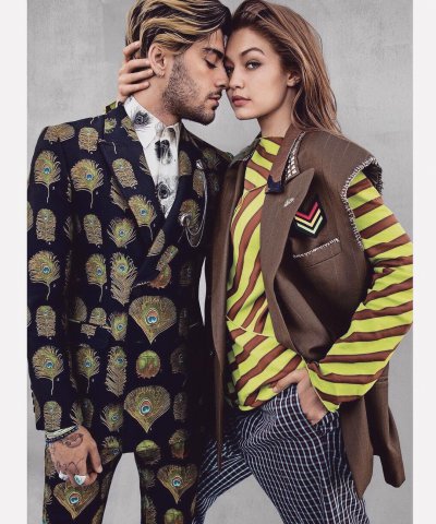 Gigi Hadid And Zayn Malik Embrace Gender Fluidity On Vogue Cover