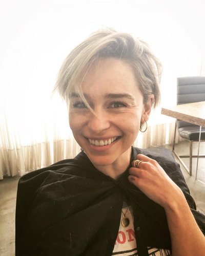 Emilia Clarke Debuts New Short Hair Style On Instagram