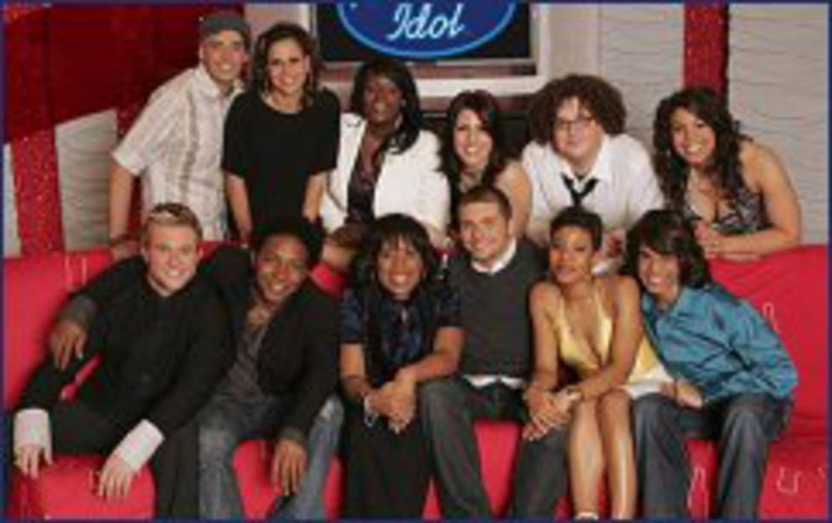 'American Idol's sixth season Top 12 take the stage and perform live