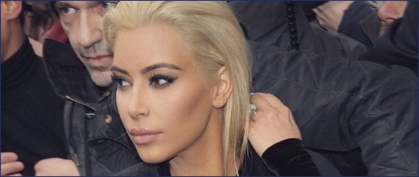 Kim Kardashian Dyes Her Hair A Shocking Platinum Blonde